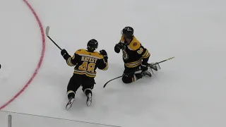 David Pastrnak and Matt Grzelcyk