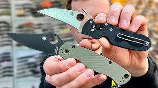 Большое поступление новых ножей Spyderco