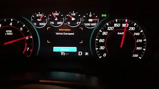 Stock camaro zl1 2018 from 105 to 270 km/h (~ 19 sec.)
