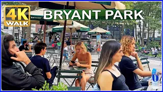 【4K】WALK Bryant Park Midtown NEW YORK City USA vlog 4k video