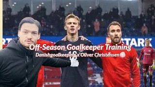 Hertha Berlin Goalkeeper Oliver Christensen Off-Season Goalkeeper Training with the Danish GK