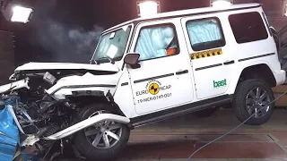 Mercedes G Wagon Safety Crash Test Video