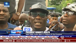 Niger Delta Youths March In Support Of Buhari