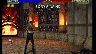 Mortal Kombat 4 Project64 Sonya Arcade Playthrough