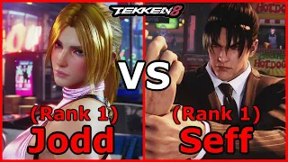 Tekken 8 - Jodd (#1 Nina) VS Seff (#1 Jin) | Best of 3 | Tekken 8 Replays | Online