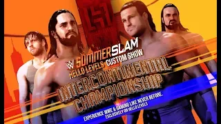 WWE 2K18 Seth Rollins vs Dolph Ziggler SummerSlam 2018 Full Match