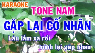 Karaoke Gặp Lại Cố Nhân Tone Nam Nhạc Sống - Phối Mới Dễ Hát - Nhật Nguyễn