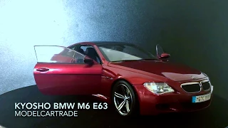 Kyosho BMW M6 e63 Indianapolis red diecast modelcars