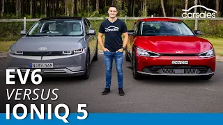 Hyundai IONIQ 5 and Kia EV6 2022 Comparison @carsales.com.au