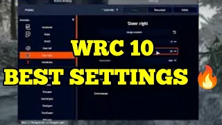 WRC 10 BEST CONTROLLER SETTINGS 🔥