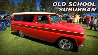 1964 Chevy Carryall Custom | Old School Suburban | Run to the Pines Car Show