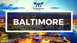 Baltimore, Maryland, USA 🇺🇸|  Beautiful Aerial View - 4K Drone Footage