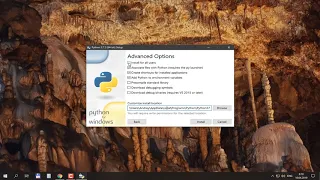 Установка Python 3 на Windows 10