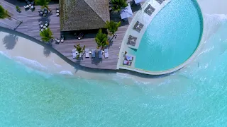 Aerial View of Maldives Beach Resort