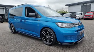 vw caddy life maxi 7 seats modified Lowered alloys splitter sidebars spoiler leather sportline edt