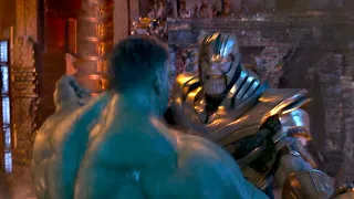Thanos vs Hulk  | Avengers Infinity War Español Latino (2018)