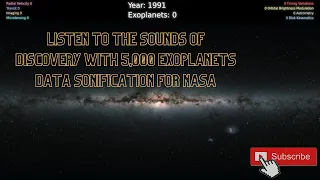 Listen to the Sounds of Discovery with 5,000 Exoplanets Data Sonification for NASA