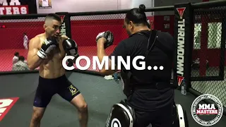 Master Cesar Carneiro working with Ricardo Lamas