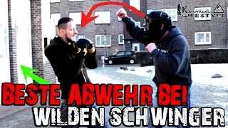 Die BESTE Abwehr bei wilden Schwinger auf der Strasse | KAMPFKUNST LIFESTYLE