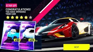 ASPHALT 9 | Opening 110 Legendary Packs + Burst of Speed