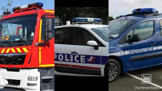 Sirène : Sapeur pompier / Police national / Gendarmerie.