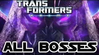 Transformers Prime All Bosses | Boss Fights  (WiiU)
