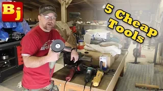 CHEAP TOOLS! 5 Harbor Freight Tools I'd Buy Again