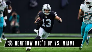 Hunter Renfrow Mic'd Up vs. Dolphins: 'They Can't Stop Us!' | Week 3 | Las Vegas Raiders | NFL
