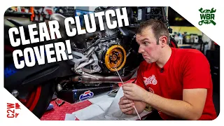 We installed a GOLD CLEAR CLUTCH COVER!! [Wrecked Bike Rebuild - Ep 08 - 2016 Ducati 959 Panigale]