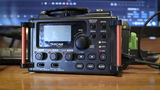 Tascam DR-60D mkII. Особенности эксплуатации.  Подключаем в разъем 34. Обзор 2