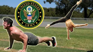 Hybrid Athletes try the US Army Fitness Test without practice