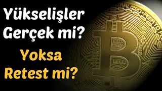 #Bitcoin Analiz - Bu Yukselisler Retest mi Yoksa Gercek mi? Btc Teknik Analiz Forex