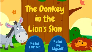 The donkey in the lion's skin | children are related videos| cartoon stories|