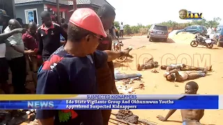 Edo State Vigilante Group and Okhunmwun Youths apprehend suspected kidnappers