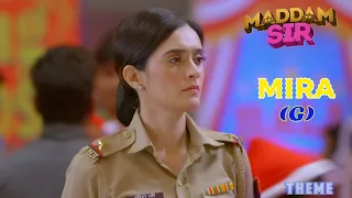 Maddam Sir - MIRA.G. Theme Track_[FHD] {1080p} | UNBEATABLE INDIAN  background music bgm sony sab