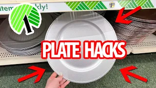 Grab $1 Charger Plates From the Dollar Store for these UNBELIEVABLE HACKS! 2023