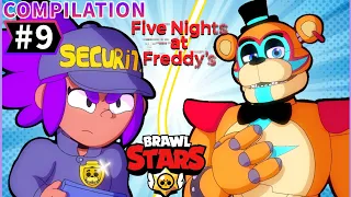 BRAWL STARS X FNAF ANIMATION COMPILATION #9 - By DrawFoxAnimator