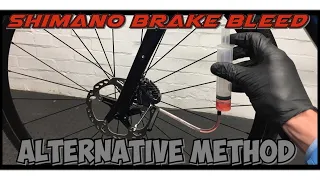 Shimano Hydraulic Road Disc Brake Alternative Bleed Method