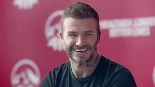 David Beckham meets Thai children for AIA