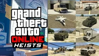 8 Nuevos Vehiculos Militares y Blindados, Atracos a Bancos, GTA V Online Heists