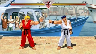 FIRE POWER KEN vs ICE POWER RYU - VERY INCREDIBLY EXCITING FIGHT !