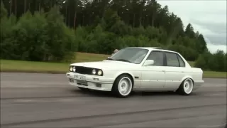 BMW E30 turbo 680whp vs. Porsche 996 Turbo 580 hp 50-290 km/h