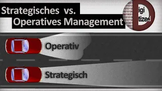 Strategisches und operatives Management – Unterschied verstehen in 50 Sekunden