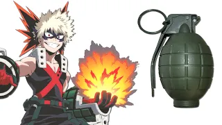 My hero academia characters and their favorite weapons