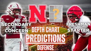 Nebraska Depth Chart PREDICTION: Defensive CONCERNS & SURPRISES | Husker Football Reaction