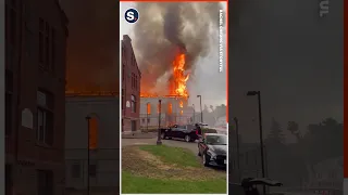 Steeple Collapses at Historic Massachusetts Church After Lightning Sparks Fire