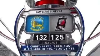 Golden State Warriors vs Portland Trail Blazers - May 9, 2016