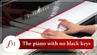 The extraordinary sound of a piano with no black keys… | Classic FM