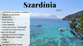 SZARDÍNIA 2022 | Tippek az utazáshoz, Autóbérlés, Hajóbérlés, Cala Moresca, Cala Luna, La Pelosa