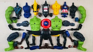 Merakit Mainan Hulk Smash, Falcon, Kapten amerika, black panther, wolverine dan siren head | Avenger